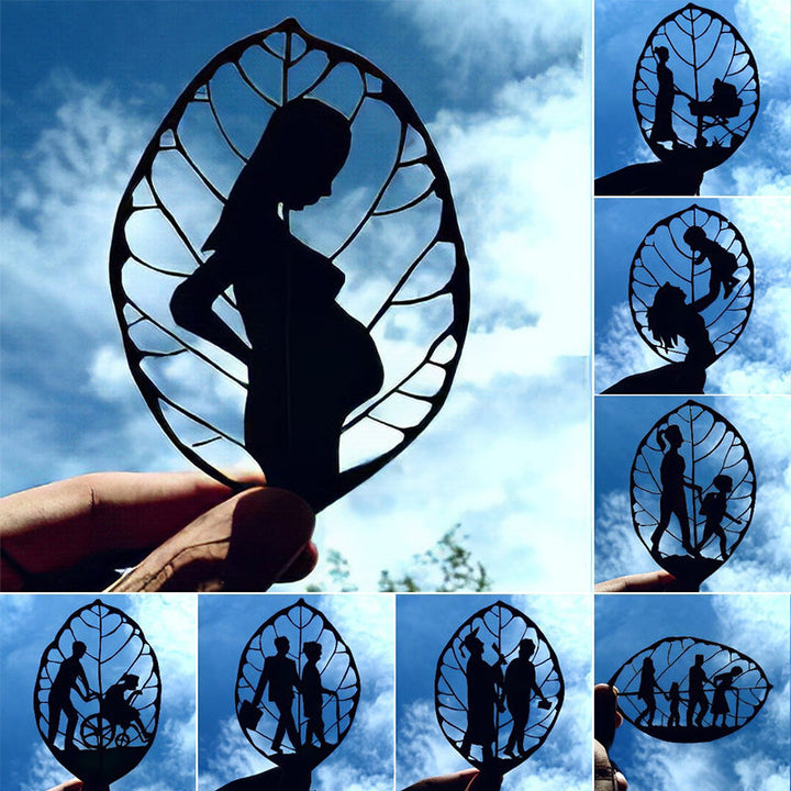 Symbolic Leaf Plaque Decoration for Mother’s Day Gift