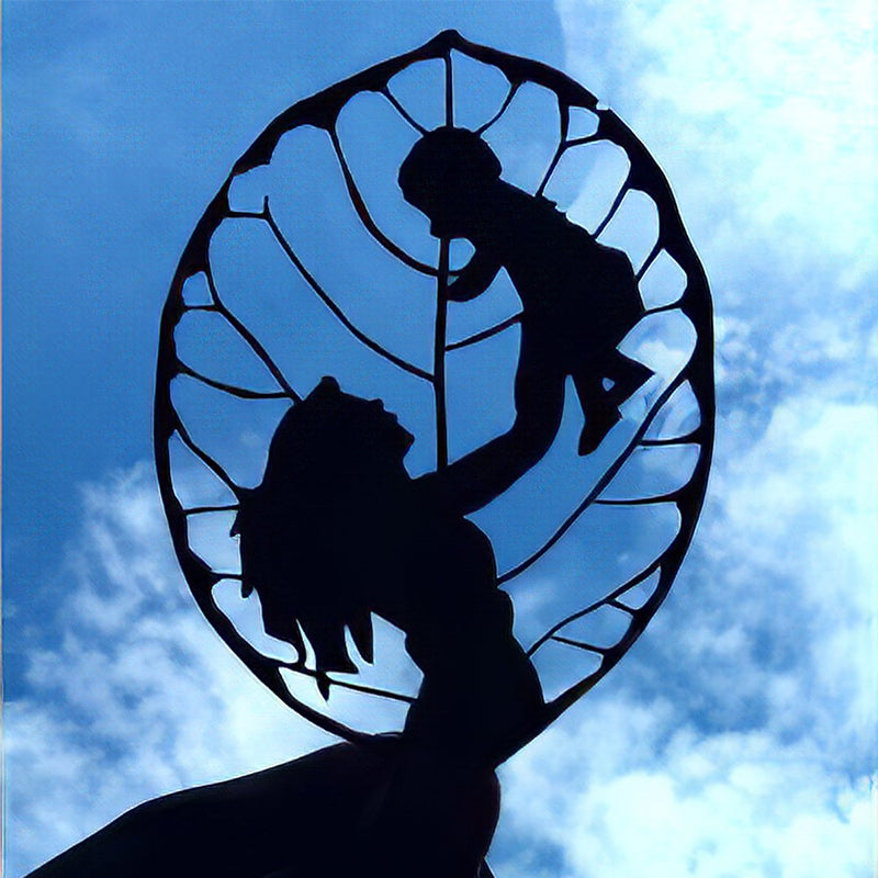 Symbolic Leaf Plaque Decoration for Mother’s Day Gift