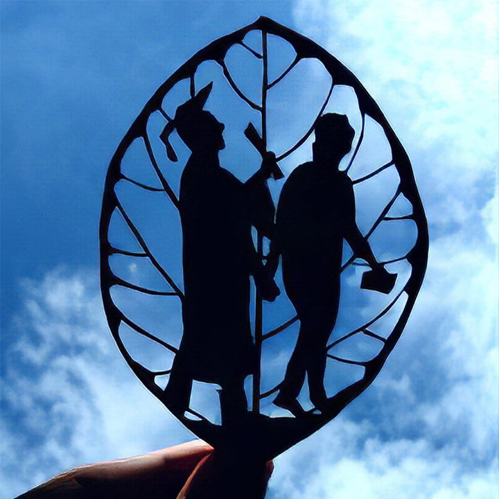 Symbolic Leaf Plaque Decoration for Mother’s Day Gift