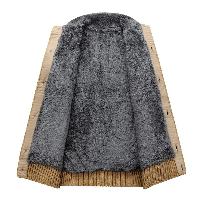 Strickjacke Mit Plüschfutter Für Herren | Herbst