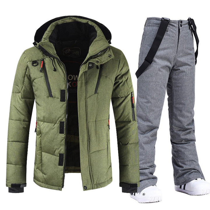 Gepolsterte Ski-Jacke Und Hose Set | Winter