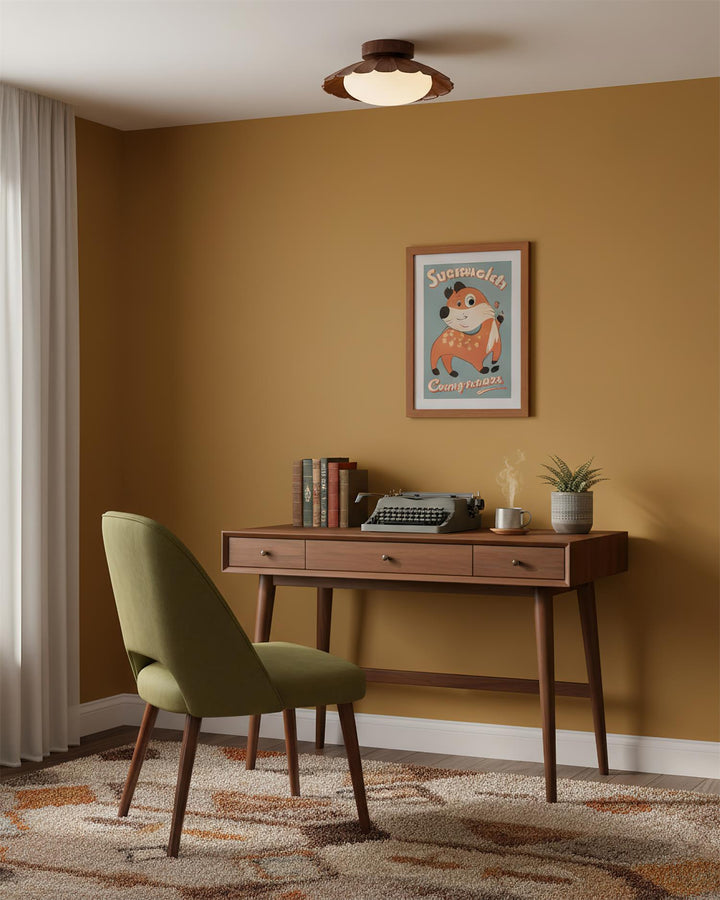 Lámpara de techo contemporánea con estilo de nube curva