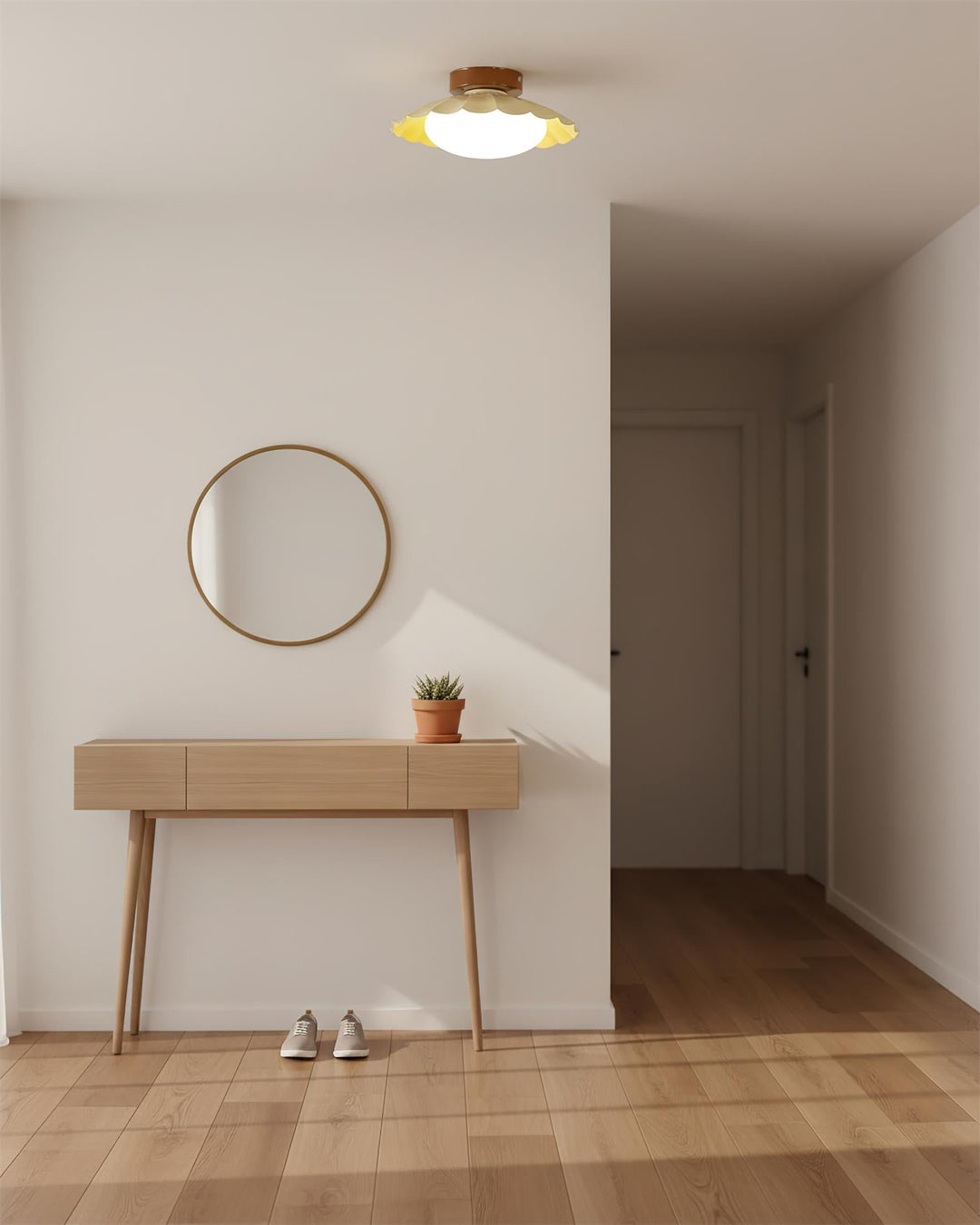 Lámpara de techo contemporánea con estilo de nube curva