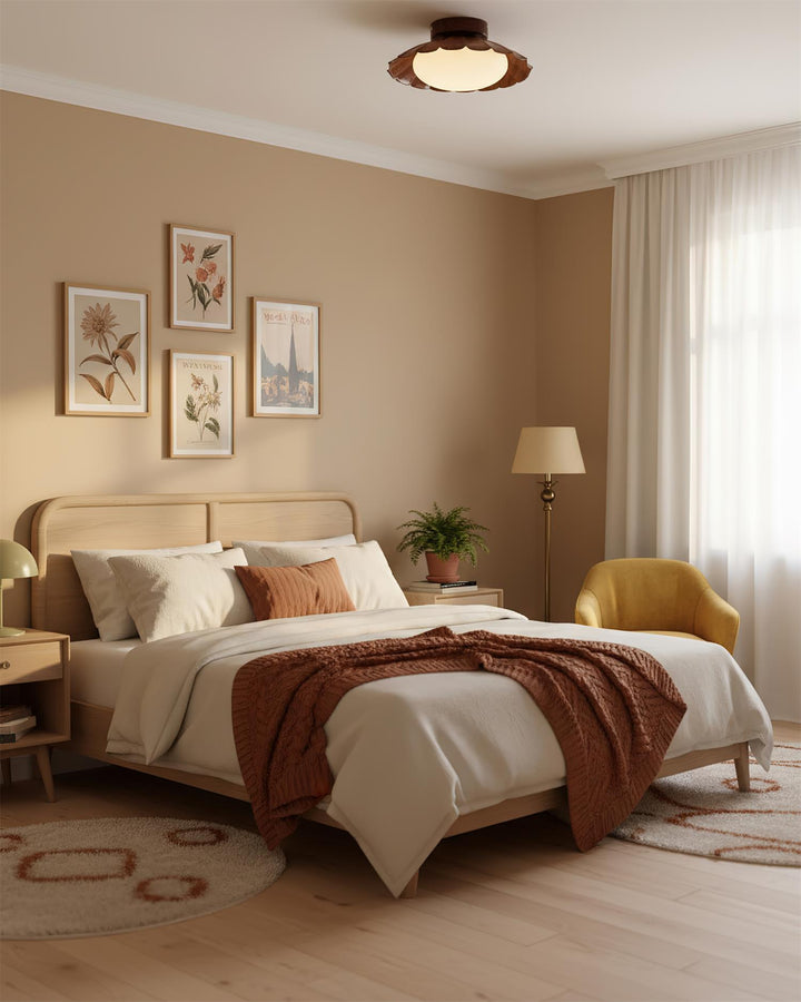 Lámpara de techo contemporánea con estilo de nube curva