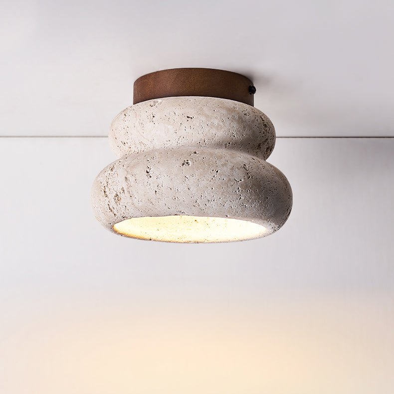 Modern Round Ceiling Light – Sculptural Indoor Light