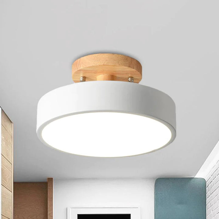 Nordic Style LED Ceiling Light Modern Round Flush Light