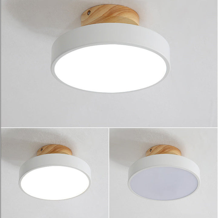 Nordic Style LED Ceiling Light Modern Round Flush Light