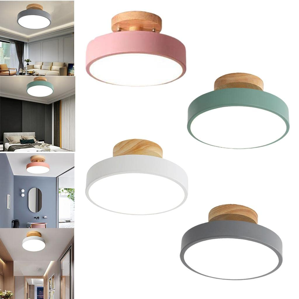 Nordic Style LED Ceiling Light Modern Round Flush Light