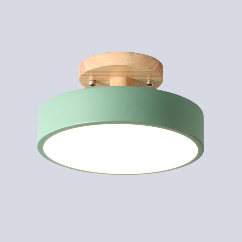 Nordic Style LED Ceiling Light Modern Round Flush Light