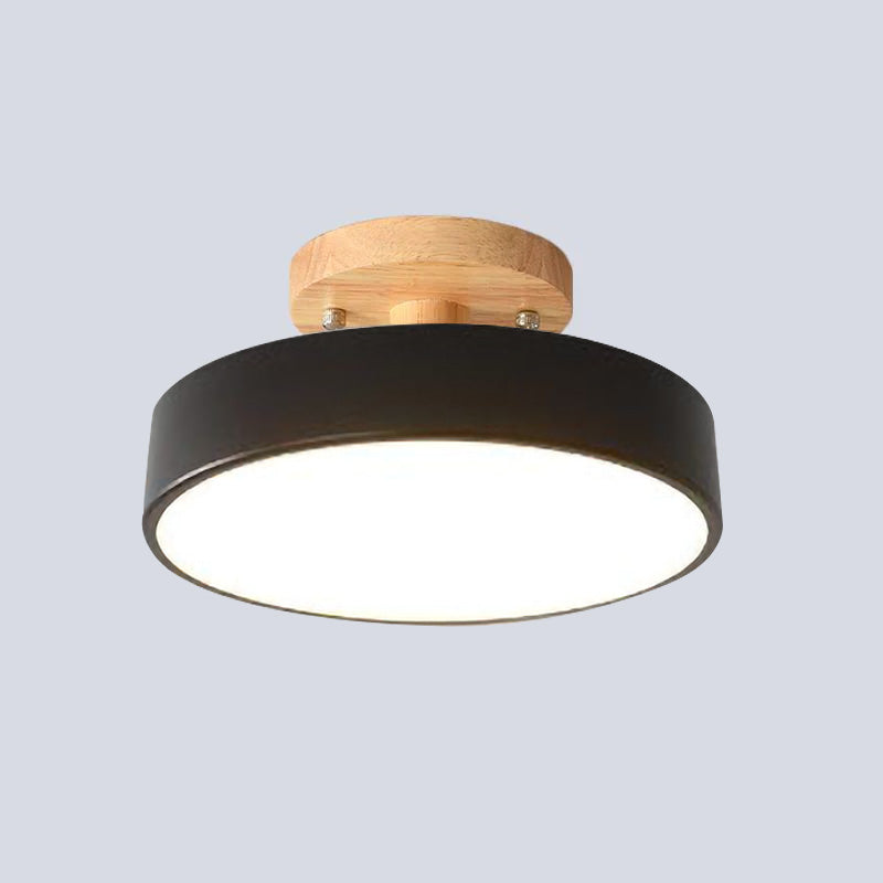 Nordic Style LED Ceiling Light Modern Round Flush Light