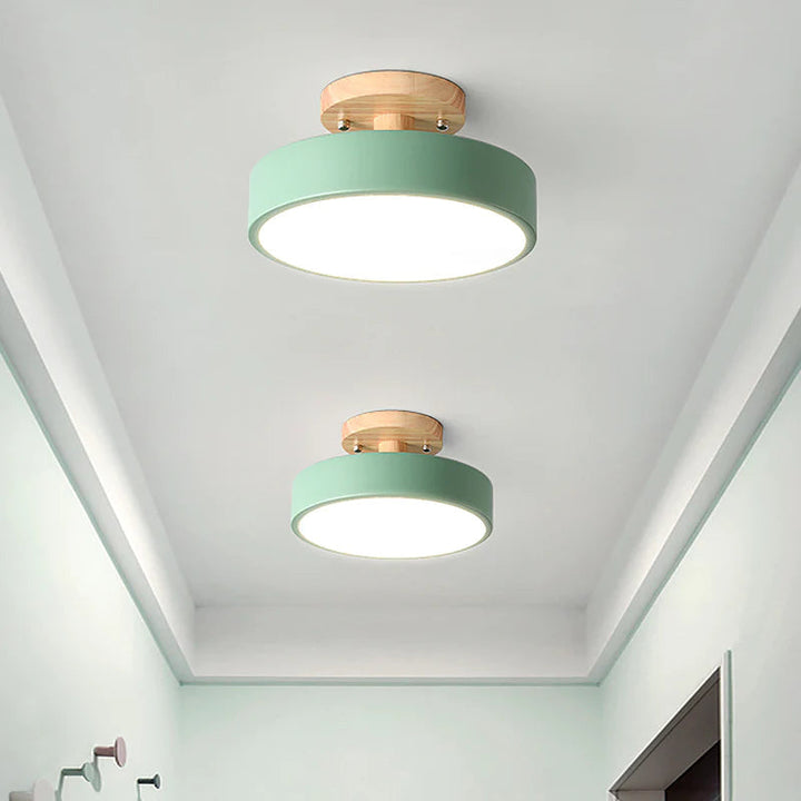 Nordic Style LED Ceiling Light Modern Round Flush Light