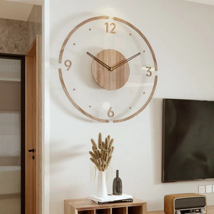 Scandinavian Style Wall Clock Silent Quartz Movement