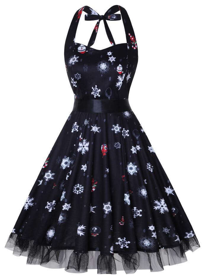 Langärmliges Halloween Kostümkleid Für Damen | Midi