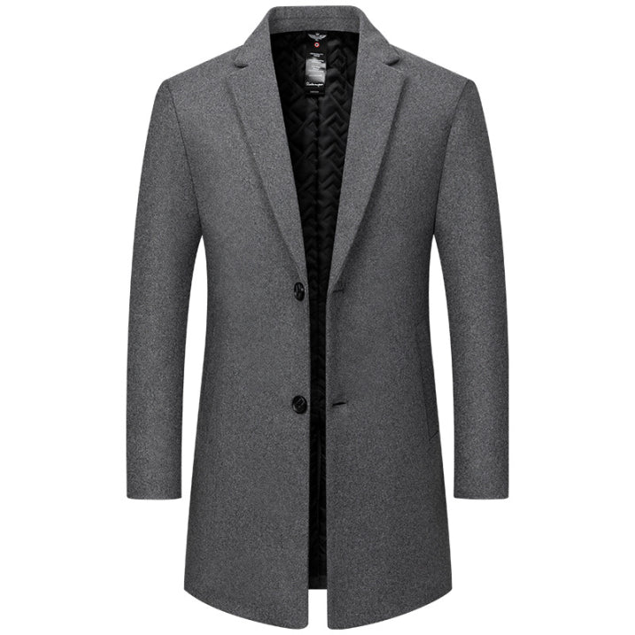 Herren Formeller Wintermantel | Langarm