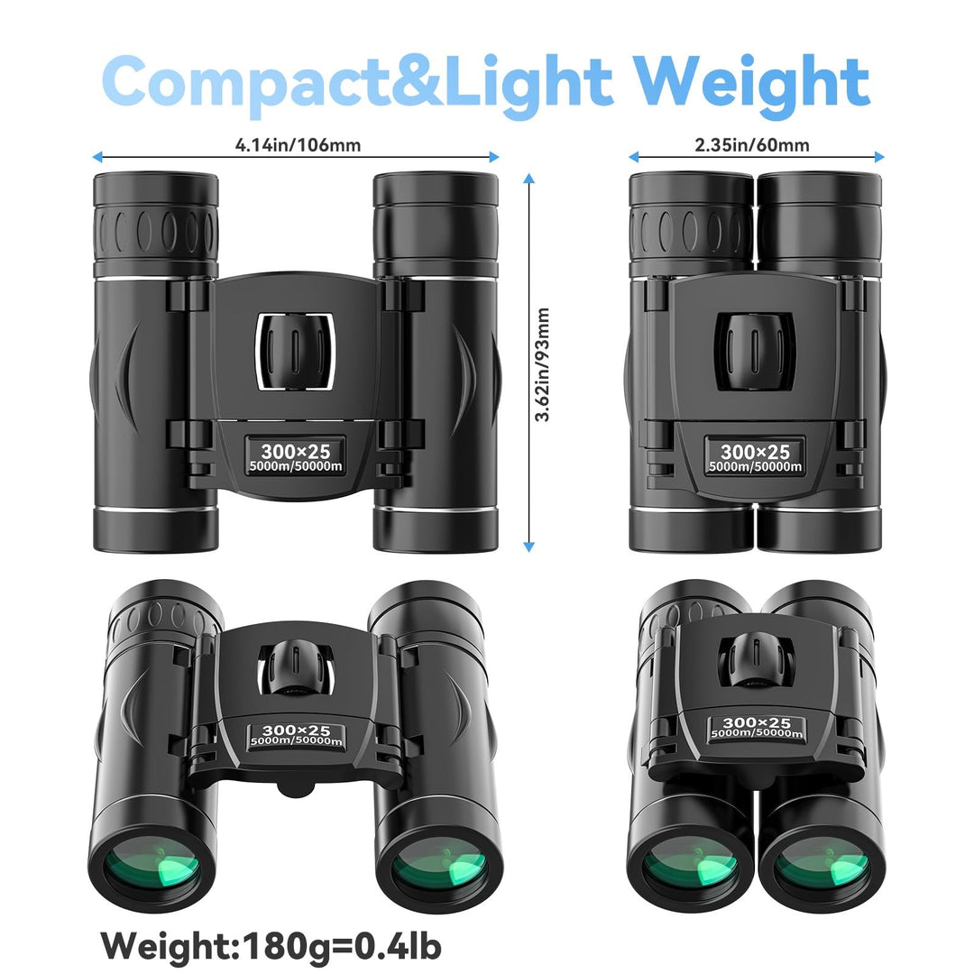 Compact 40x Binoculars Long Range Viewing