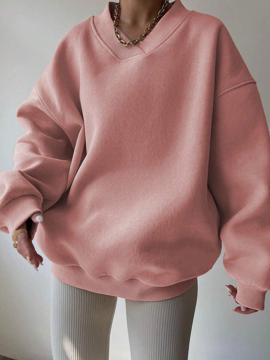 Langarm-Sweatshirt Für Damen | Locker Geschnitten