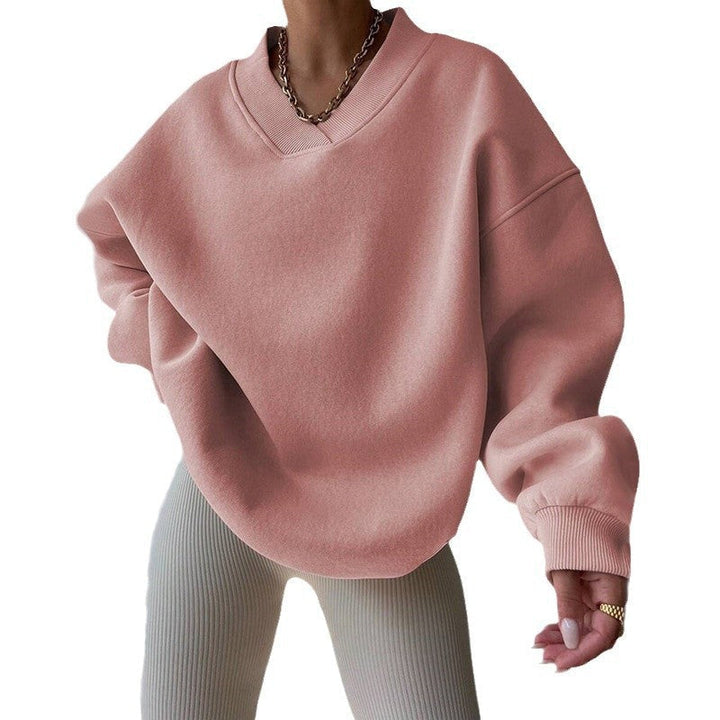Langarm-Sweatshirt Für Damen | Locker Geschnitten