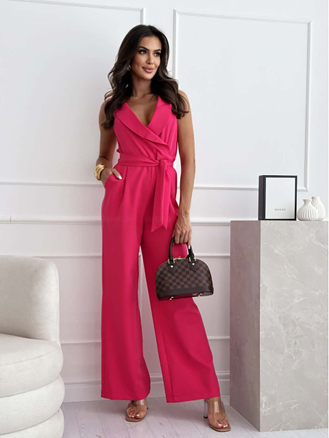 Ärmelloser Jumpsuit Für Damen | Modern