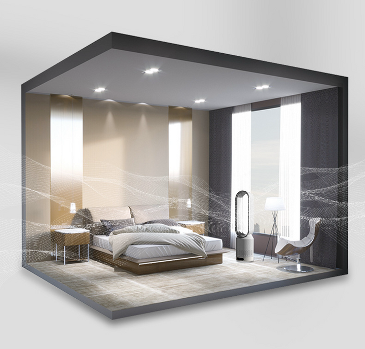 Indoor Air Circulator with UV & Ioniser Low-Noise Tower Fan