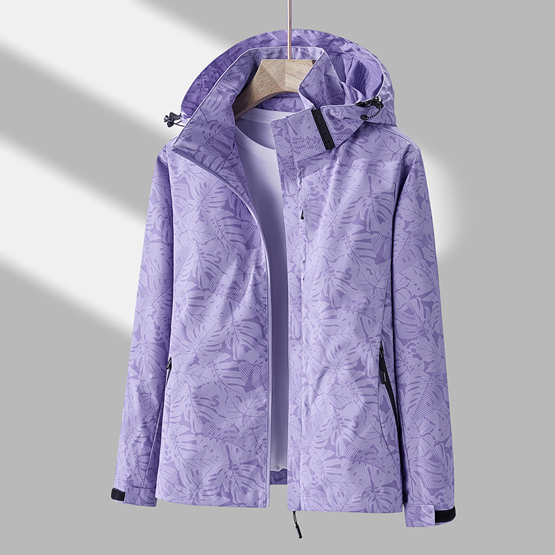 Damen Regenjacke Mit Reißverschluss | Mit Kapuze