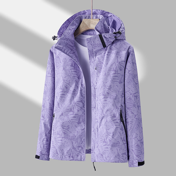 Damen Regenjacke Mit Reißverschluss | Mit Kapuze
