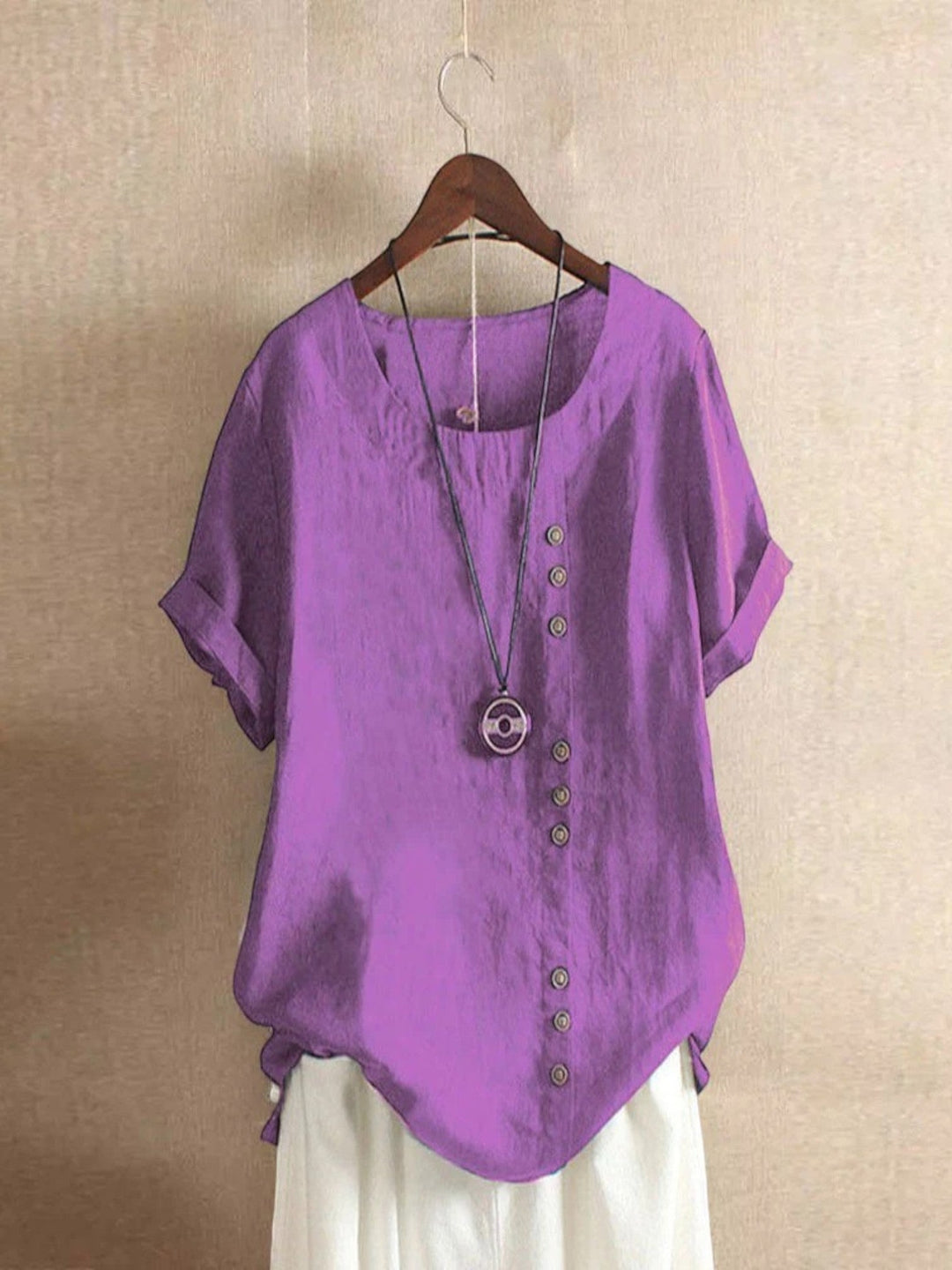 Vivienne | Kurzärmelige Freizeitbluse für Frauen