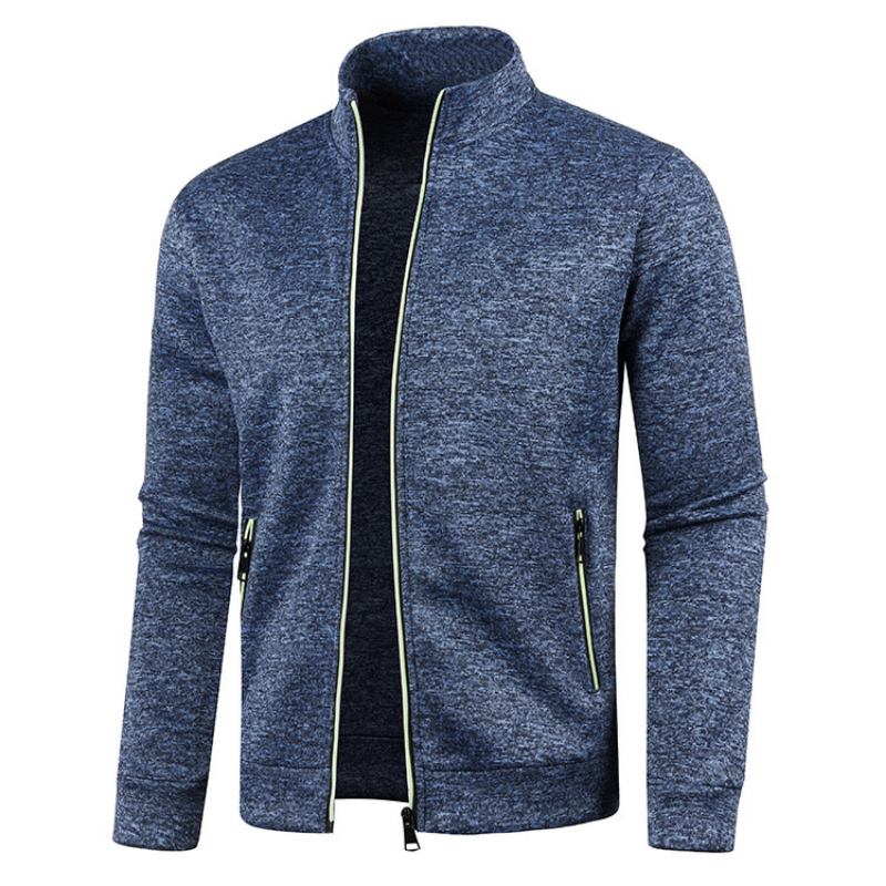 Lässige Gestrickte Winterjacke Für Herren | Stehkragen