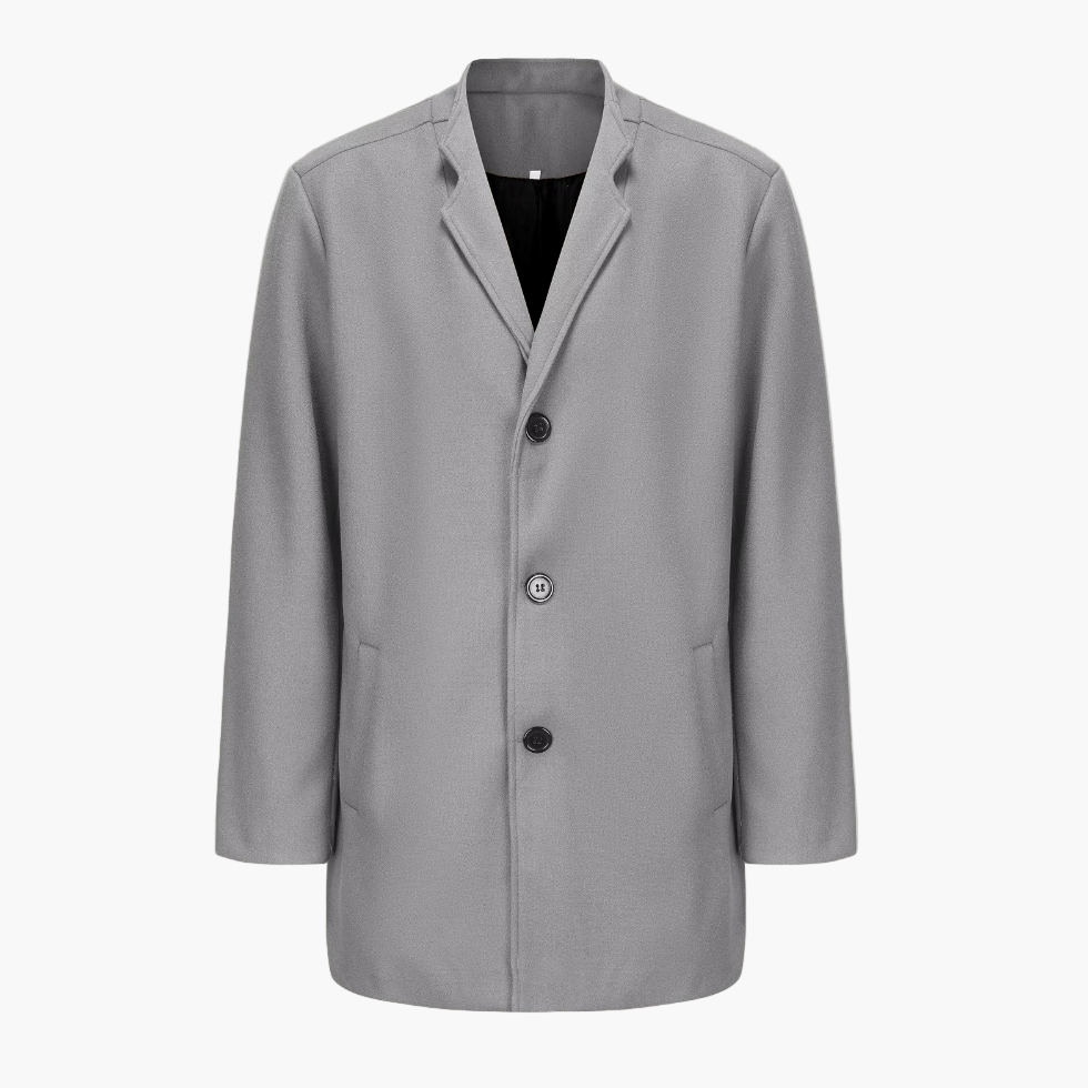 Herren Stilvoller Langer Mantel | Langarm