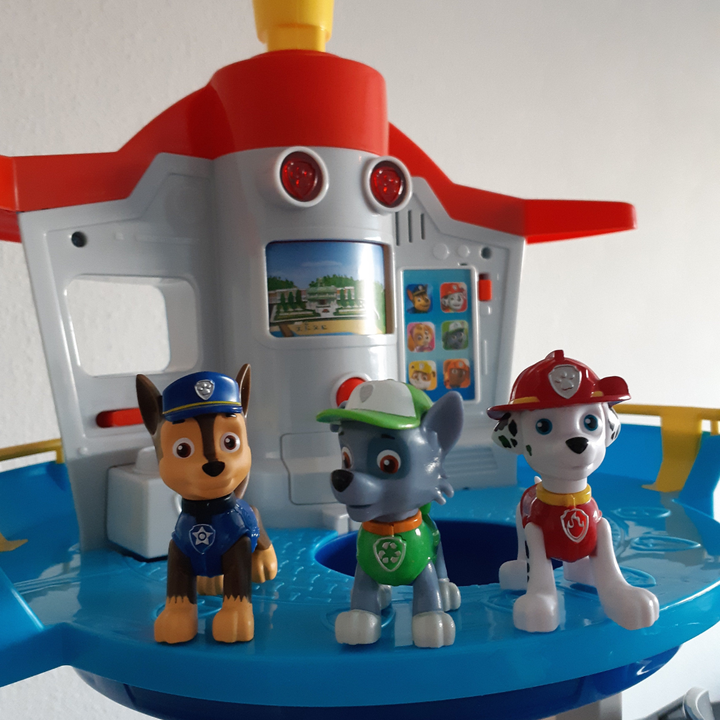 Kids Playset with Slide Tower and Toy Vehicles