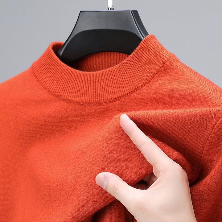 Modischer Kaschmir Winterpullover Für Herren | Rundhals