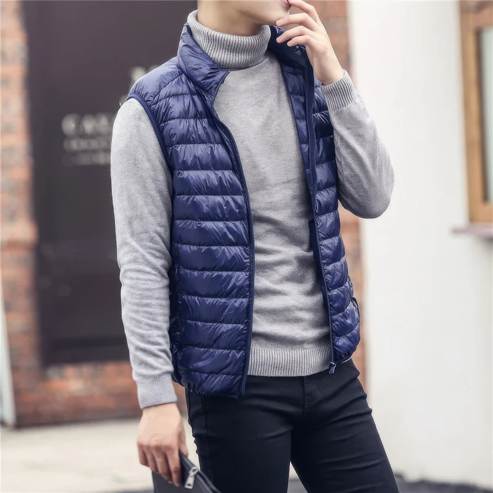 Herren Daunenjacke Für Den Winter | Ärmellos
