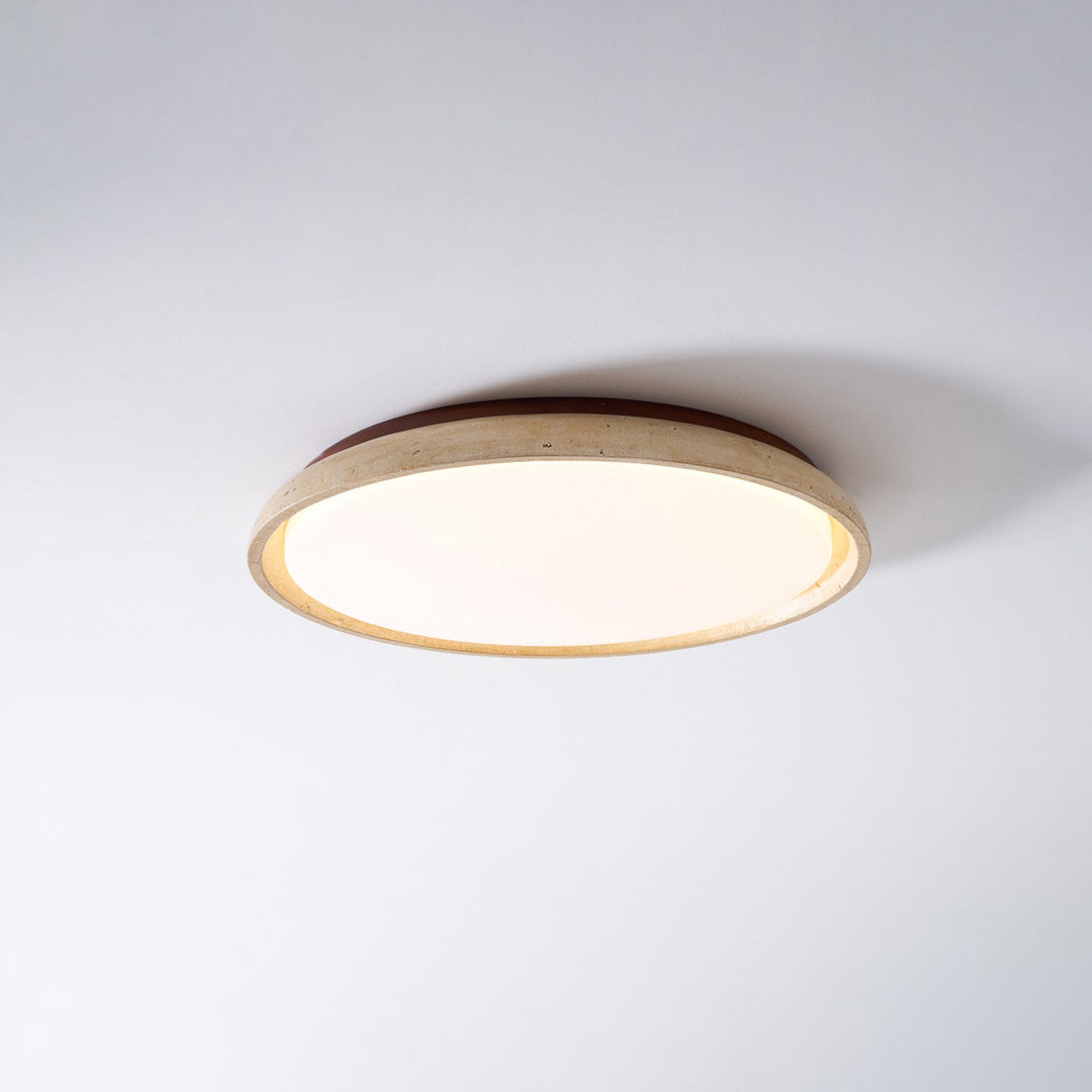 Luz de techo empotrada minimalista con LED integrado