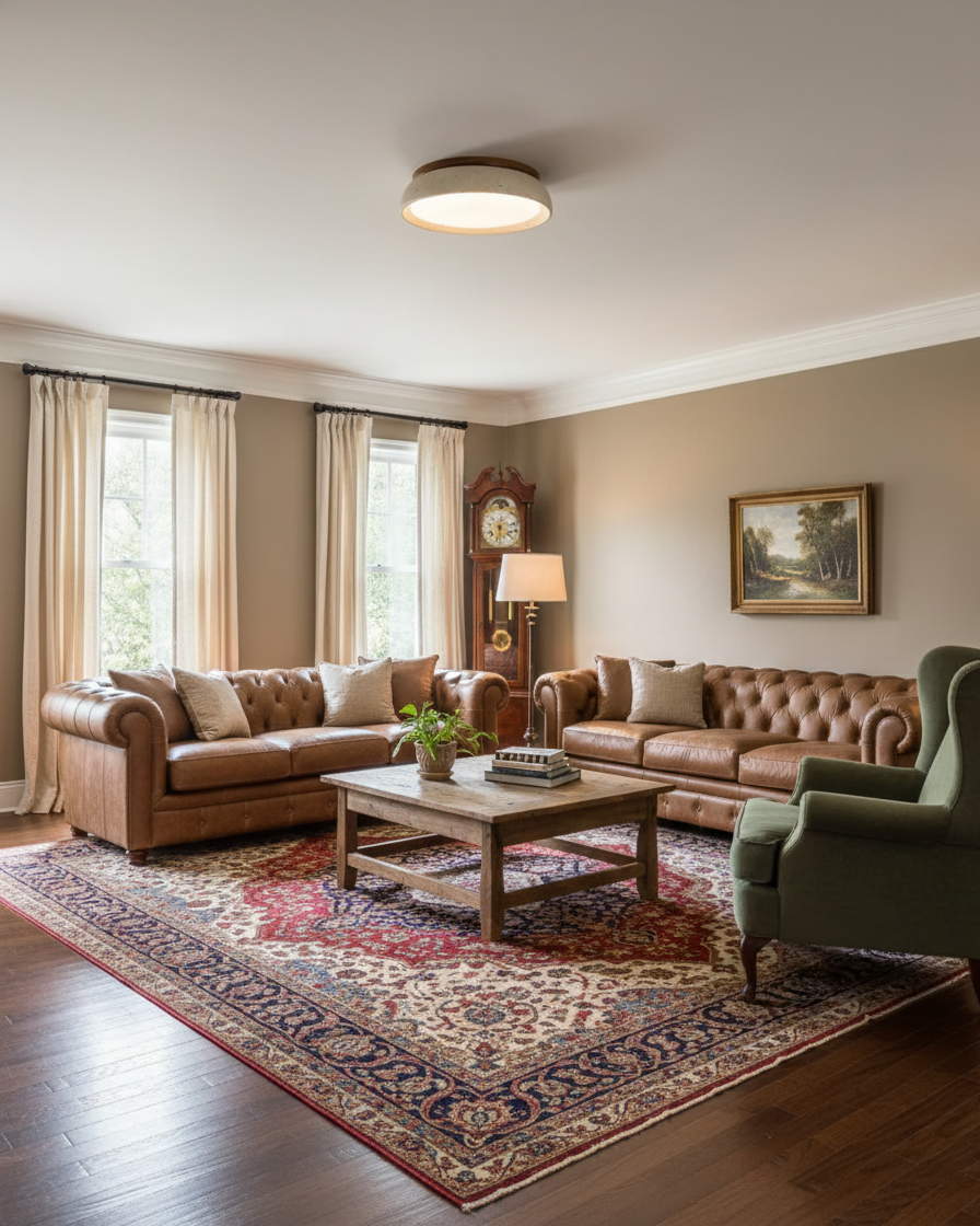 Luz de techo empotrada minimalista con LED integrado