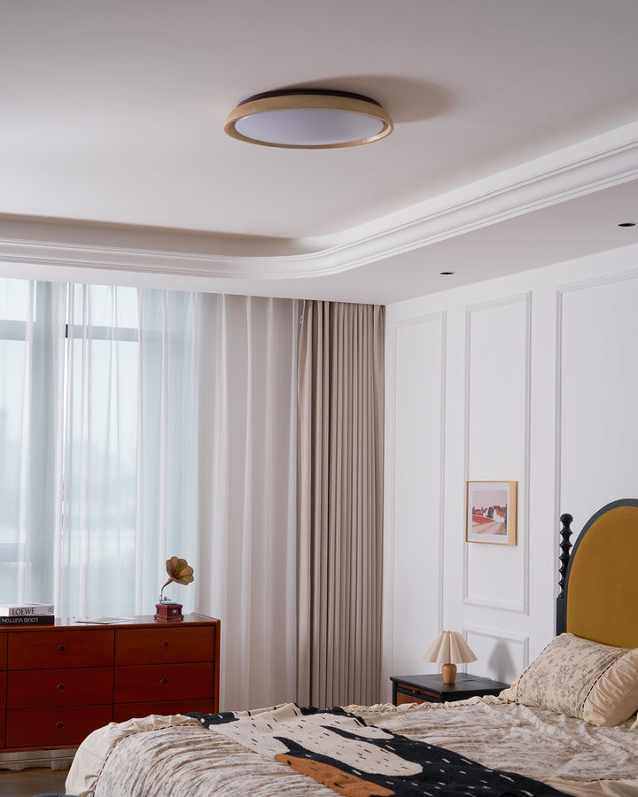 Luz de techo empotrada minimalista con LED integrado