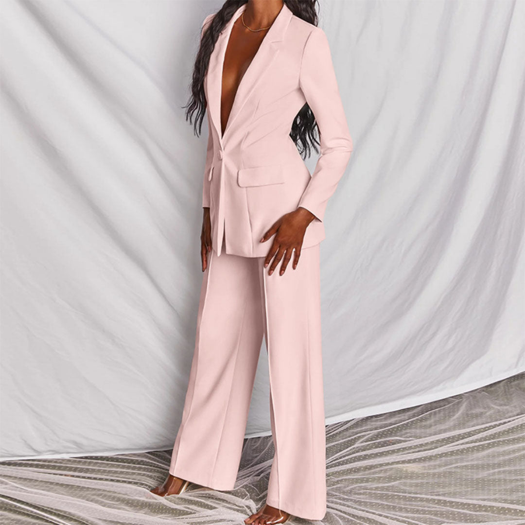 Zweiteiliger Business-anzug Für Frauen | Blazer & Hose