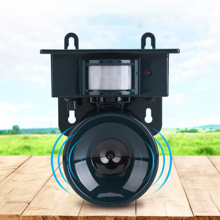 Solar Powered Bird Deterrent Motion Activated Sound Repeller