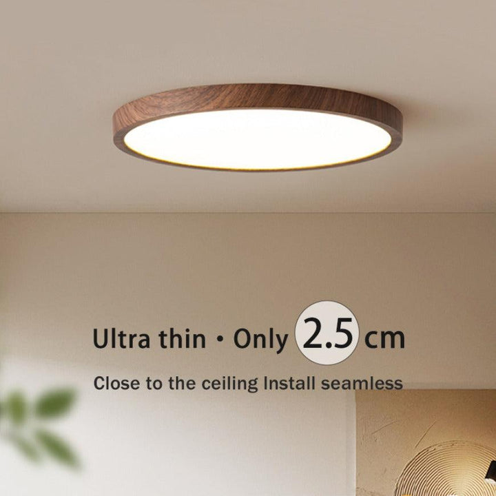 Modern Round Ceiling Light Ultra-Slim Dimmable LED Design