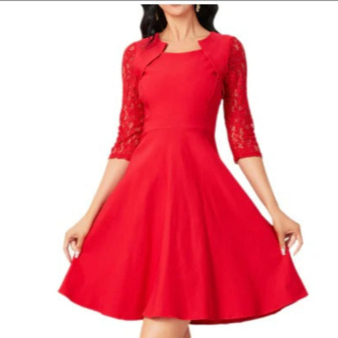 Lorena | Elegantes Kleid Mit Jacke Für Damen