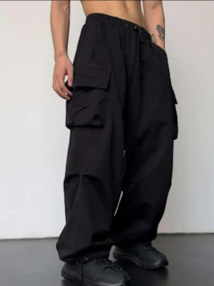 Gaël | Lässige Herrenhose Mit Weitem Bein | Mehrere Taschen