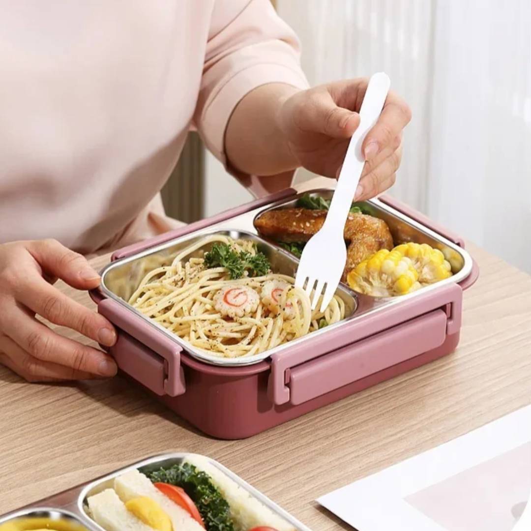 Leak-Proof Insulated Lunch Container Compact Food Storage