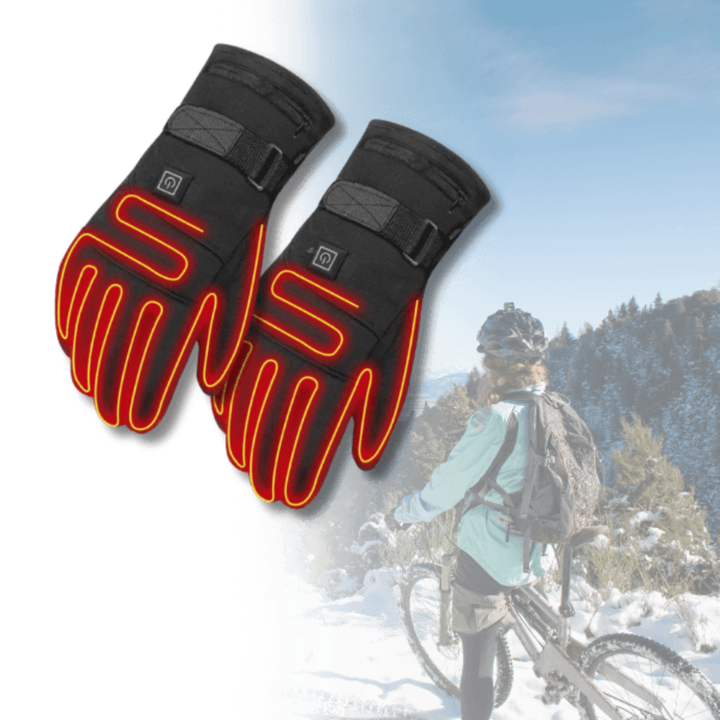 Heated Outdoor Gloves with Rechargeable Power Touchscreen Compatible
