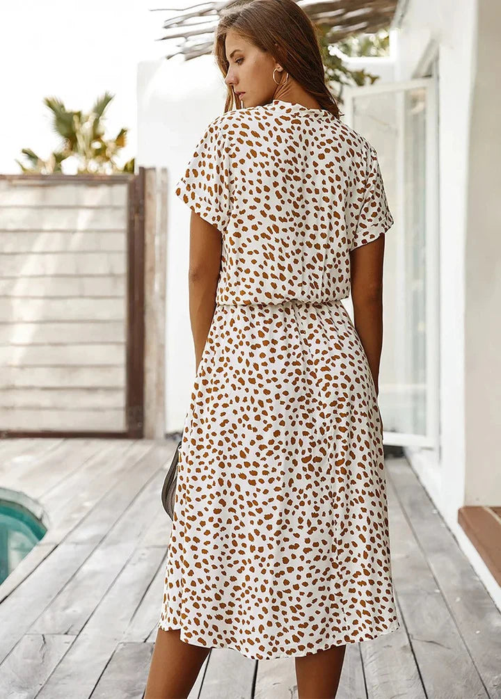 Sommerkleid mit Print für Damen – Lässig, Luftig & Bequem | Perfekt für warme Tage, Urlaub & Freizeit