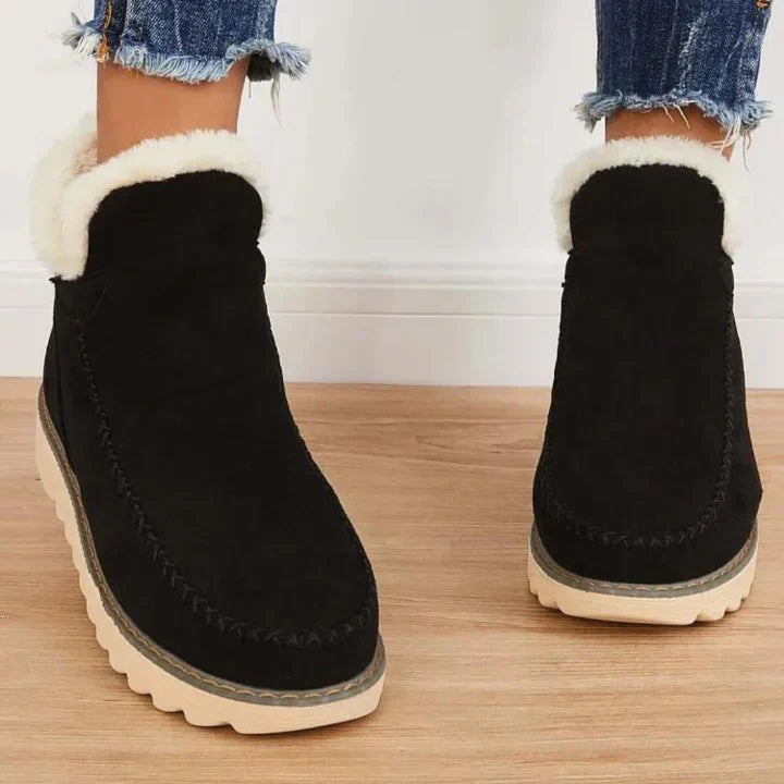 Winterstiefel Für Damen | Mit Fellbesatz