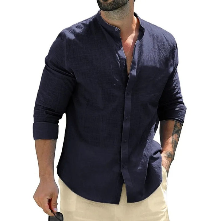 Louis | Lässiges Langärmeliges Sommerhemd Für Männer