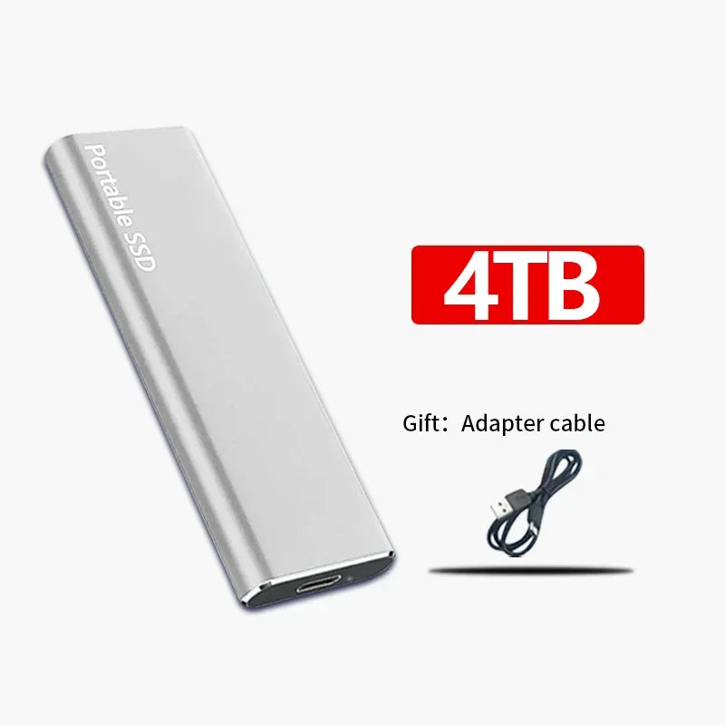 External SSD Storage Drive Portable High Speed Data Backup