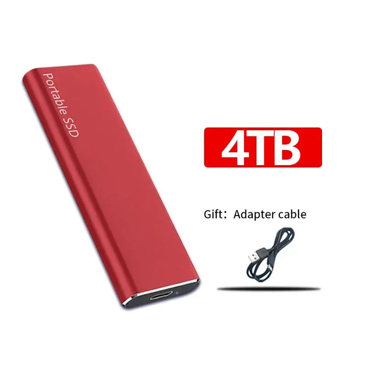 External SSD Storage Drive Portable High Speed Data Backup