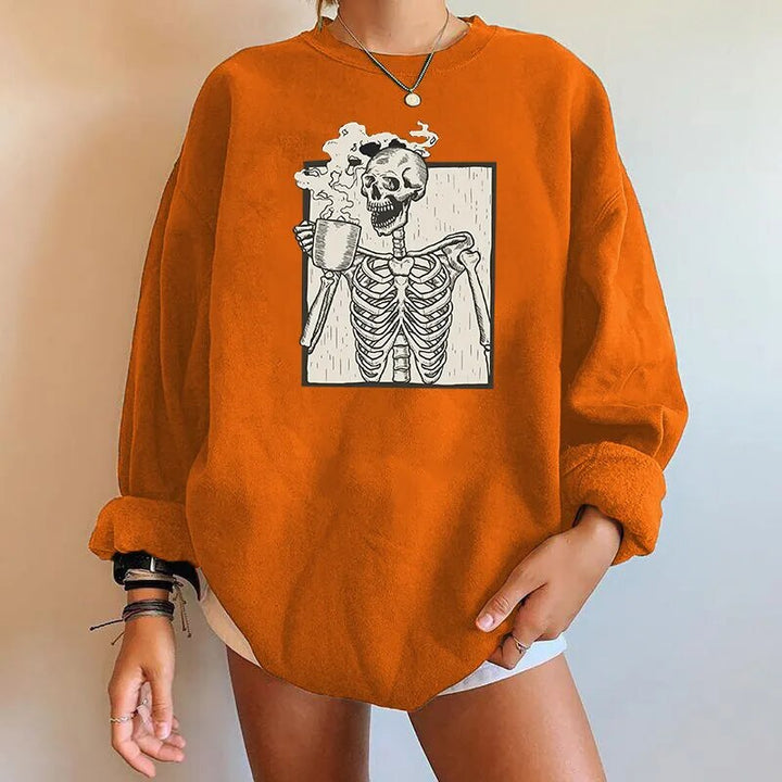 Stylisches Bedrucktes Damen-Sweatshirt | Langarm