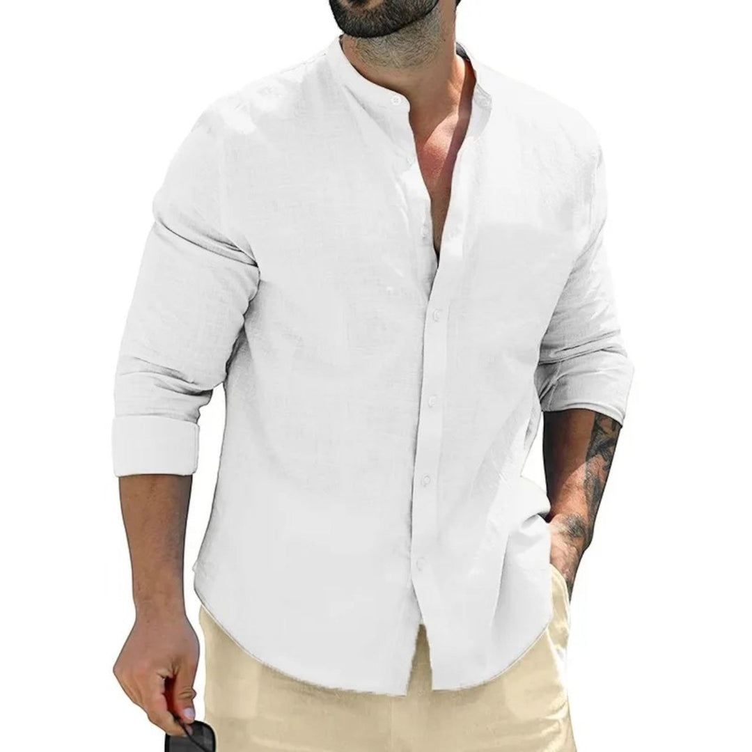 Louis | Lässiges Langärmeliges Sommerhemd Für Männer