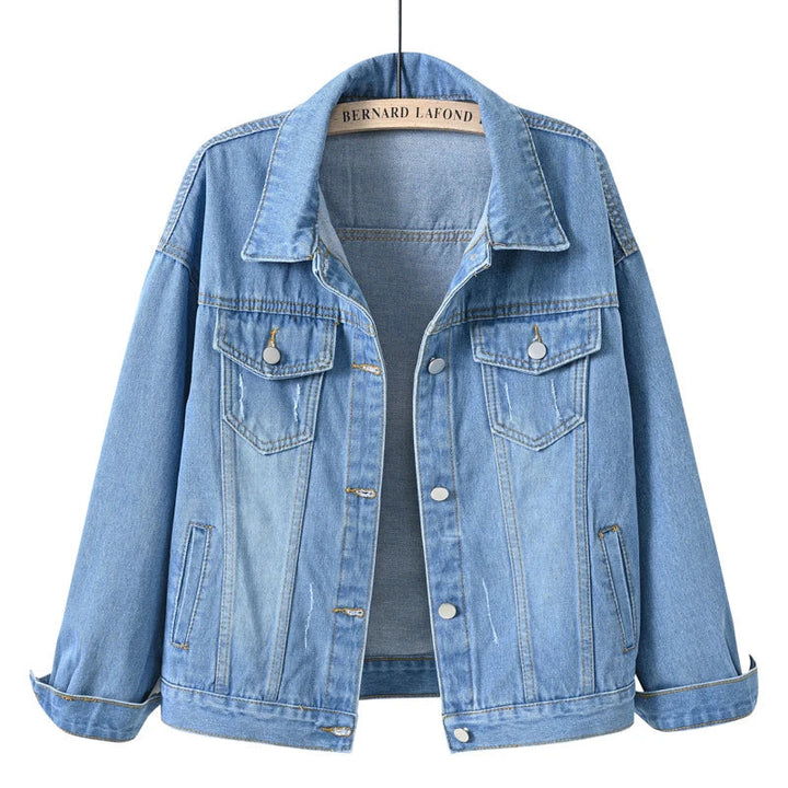 Langarm Jeansjacke Für Damen | Stilvoll
