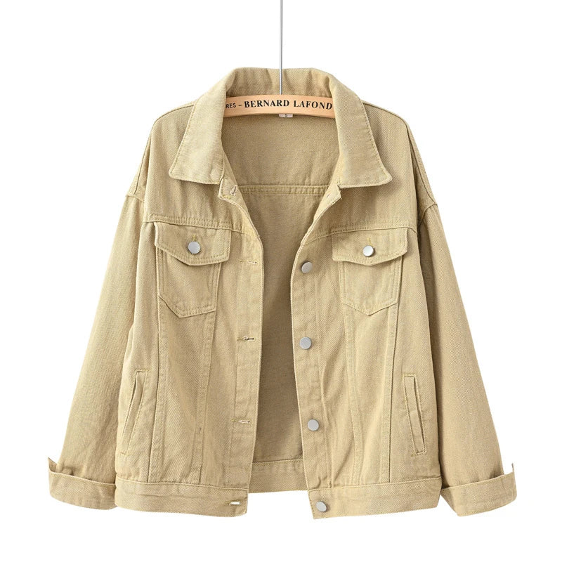 Langarm Jeansjacke Für Damen | Stilvoll